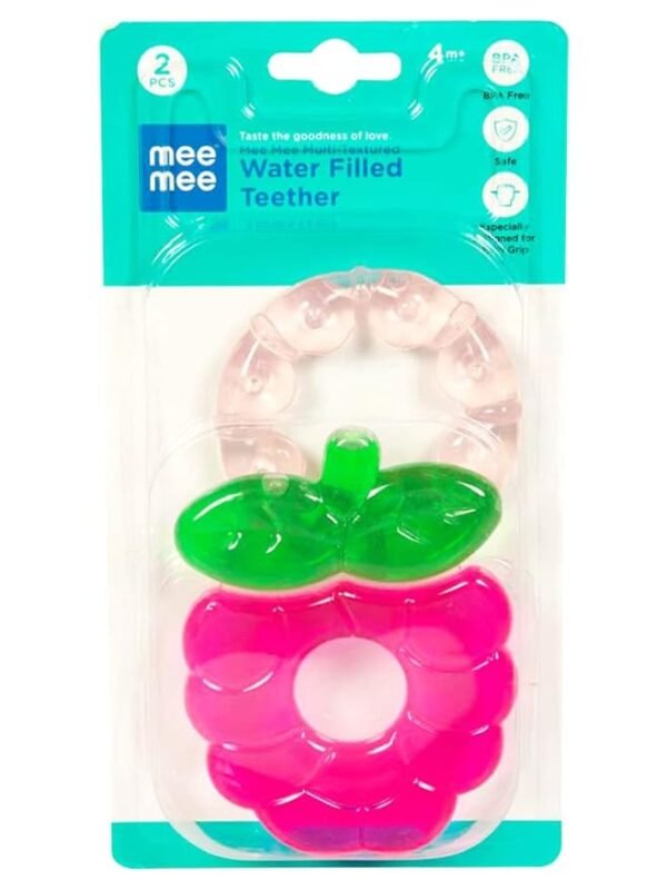Mee Mee Multi-Textured Water Filled Teether (Pack of 2)