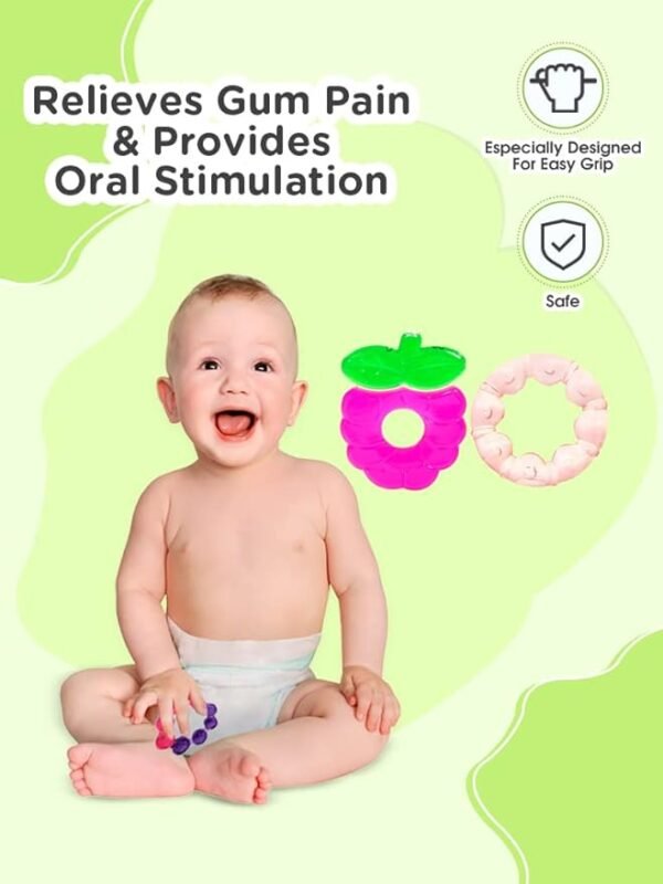Mee Mee Multi-Textured Water Filled Teether (Pack of 2)