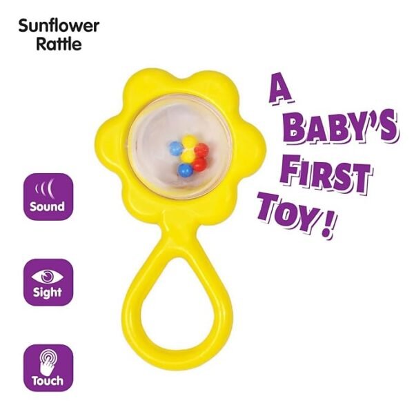 Giggles - Sunflower Rattle