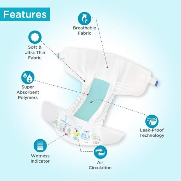 Mee Mee Premium Baby Tape Style Diapers