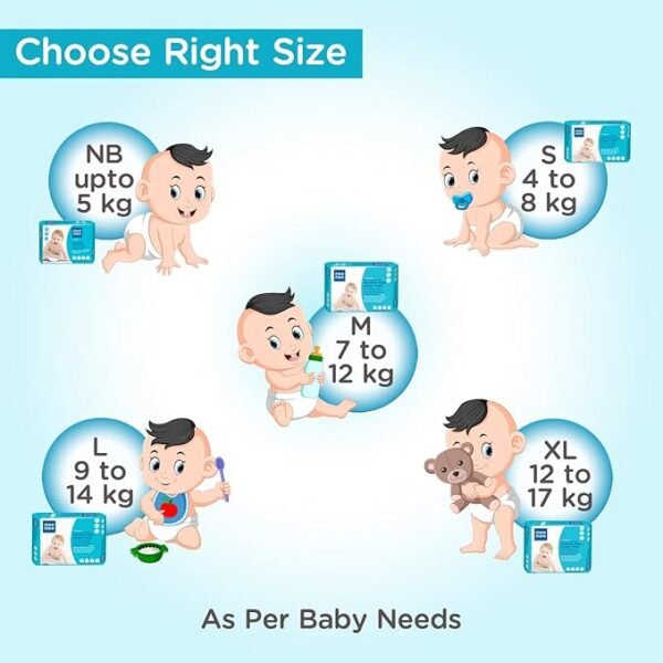 Mee Mee Premium Baby Tape Style Diapers