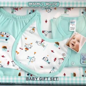 Mum's World Baby Gift Set for Newborn Baby- 5 Piece Set