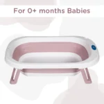 Mee Mee Foldable Baby Bath Tub for Newborns and Infants 0-2 Years