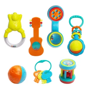 Mee Mee Baby Sensory Rattle Toy for Developing Motor Skills and Coordination