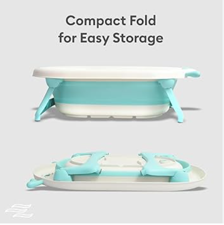 R for Rabbit Bubble Double Aqua Baby Bath Tub Compact Fold & Portable