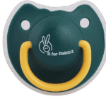 R for Rabbit Baby pacifier