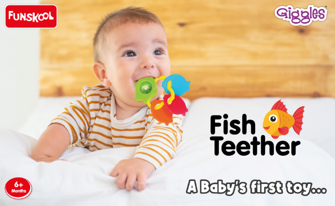 Funskool Giggles Fish Teether