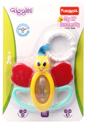 Funskool Giggles My Lil Butterfly Teether Rattle