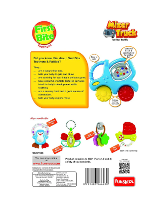 Funskool Giggles Mixture Truck Teether Rattle