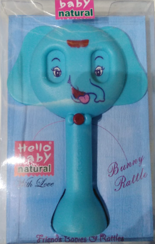 Hello Baby Bunny Rattle