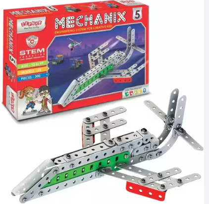Mechanix-5, DIY STEM Technology, Enginnering System For Creative Kids Age 10+ Years