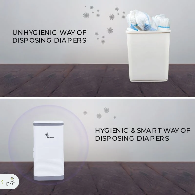 Hygo Bin- Portable Diaper Bin
